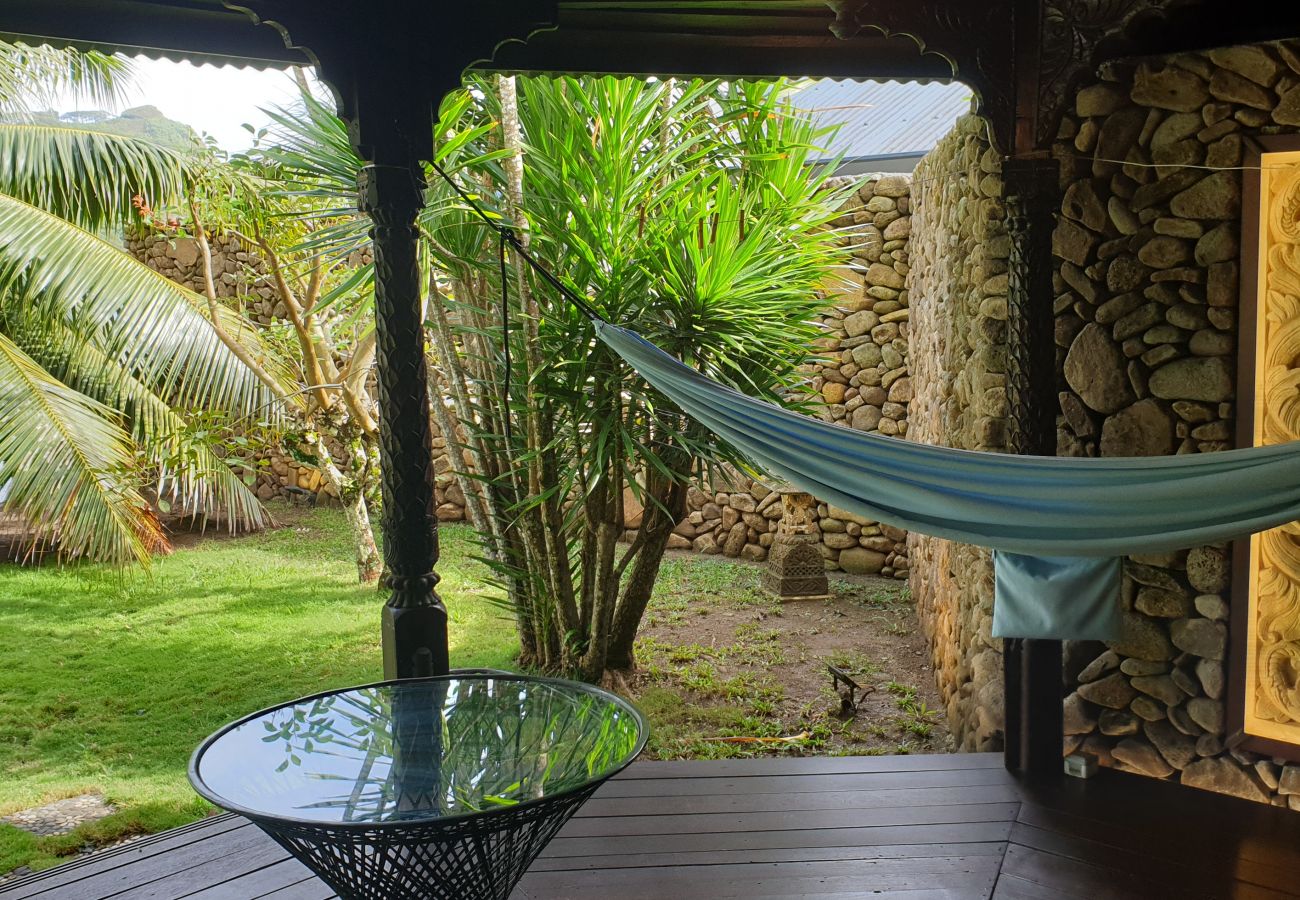 Gazebo facing the lagoon