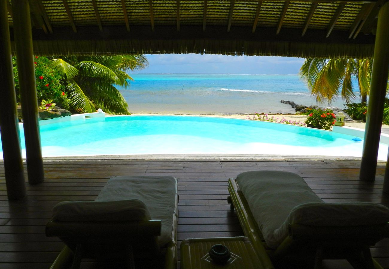 Villa in Maharepa - #1 Beach Villa Bliss by TAHITI VILLAS