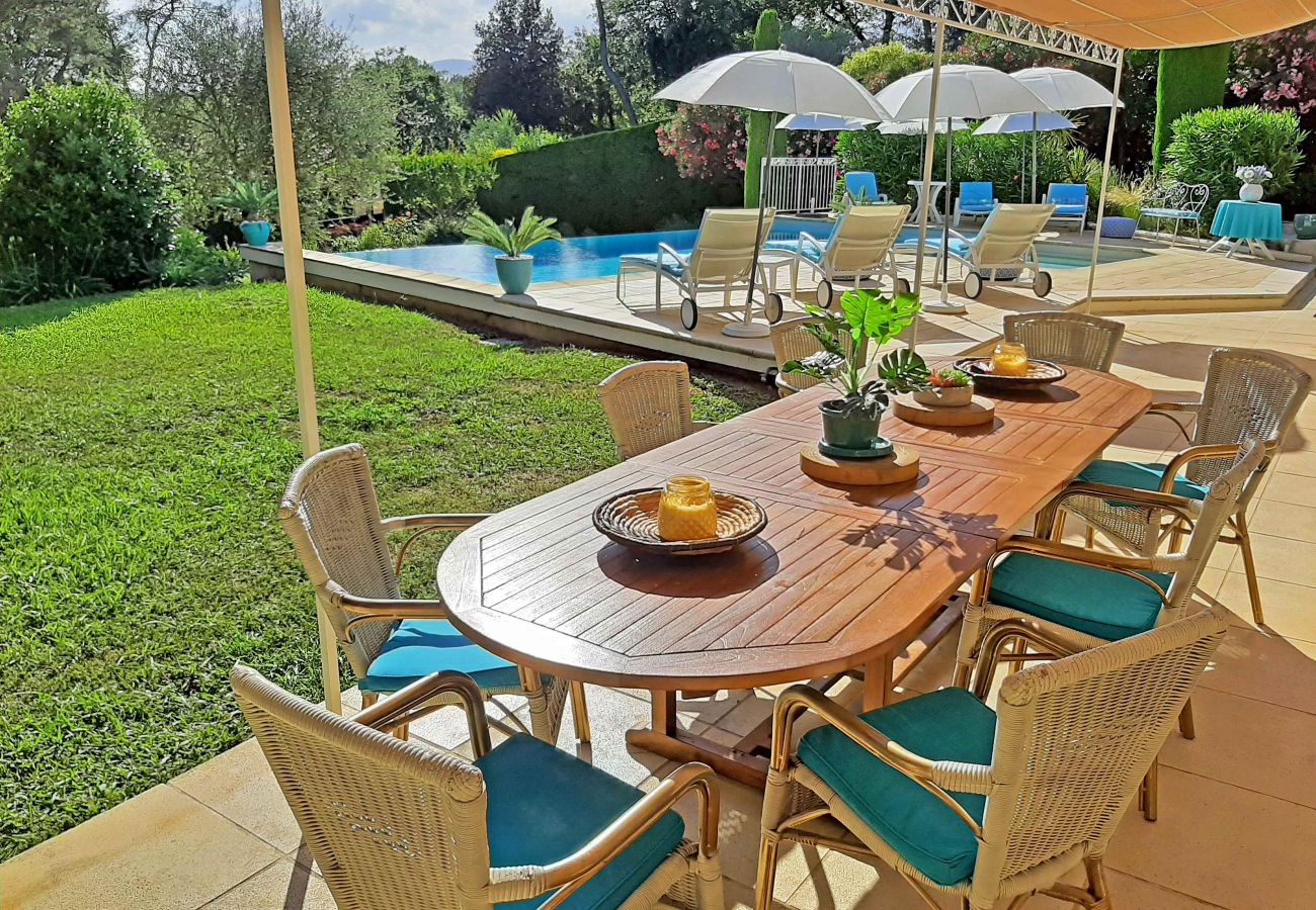 Outdoor table on the terrace